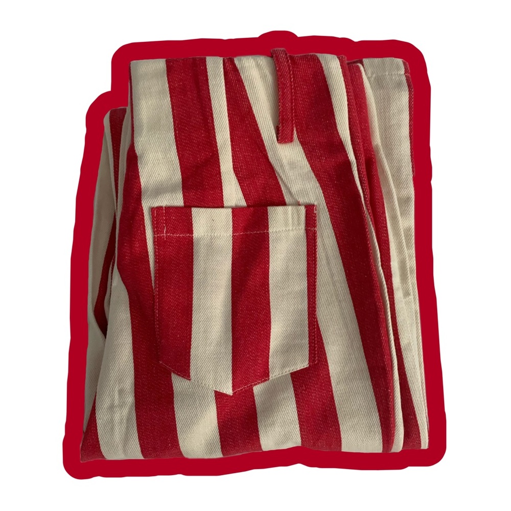 jagger and stone red and white stripe pants
